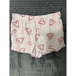 Women’s PINK Victoria’s Secret Extra Small Heart Pajama Shorts